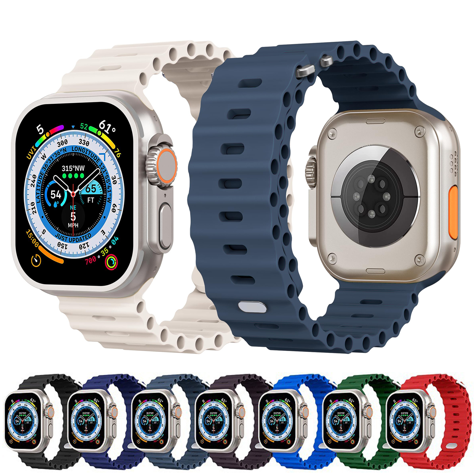 Smartwatch Apple Watches For Men - Ocean Band Strap For Apple Watch