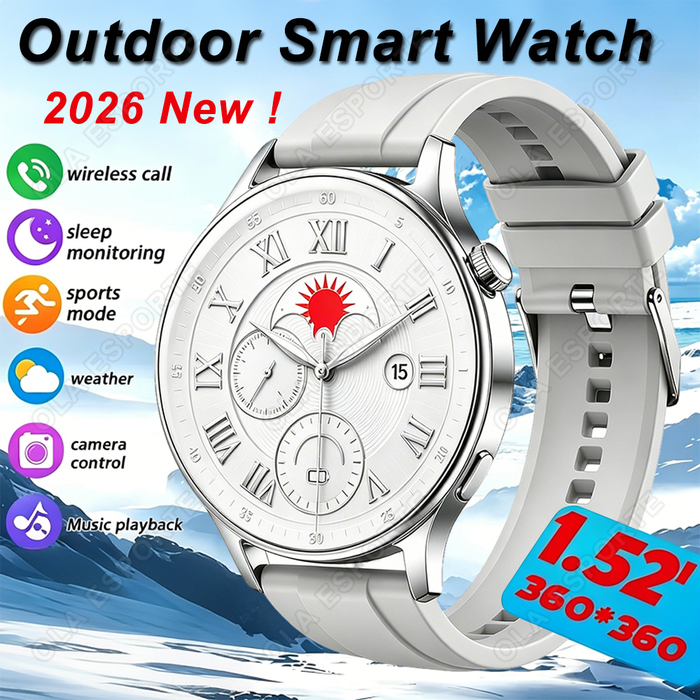 Smartwatch Watches Birthday Gift For Men - 2026 New Outdoor Smart Watch 1.52-inch