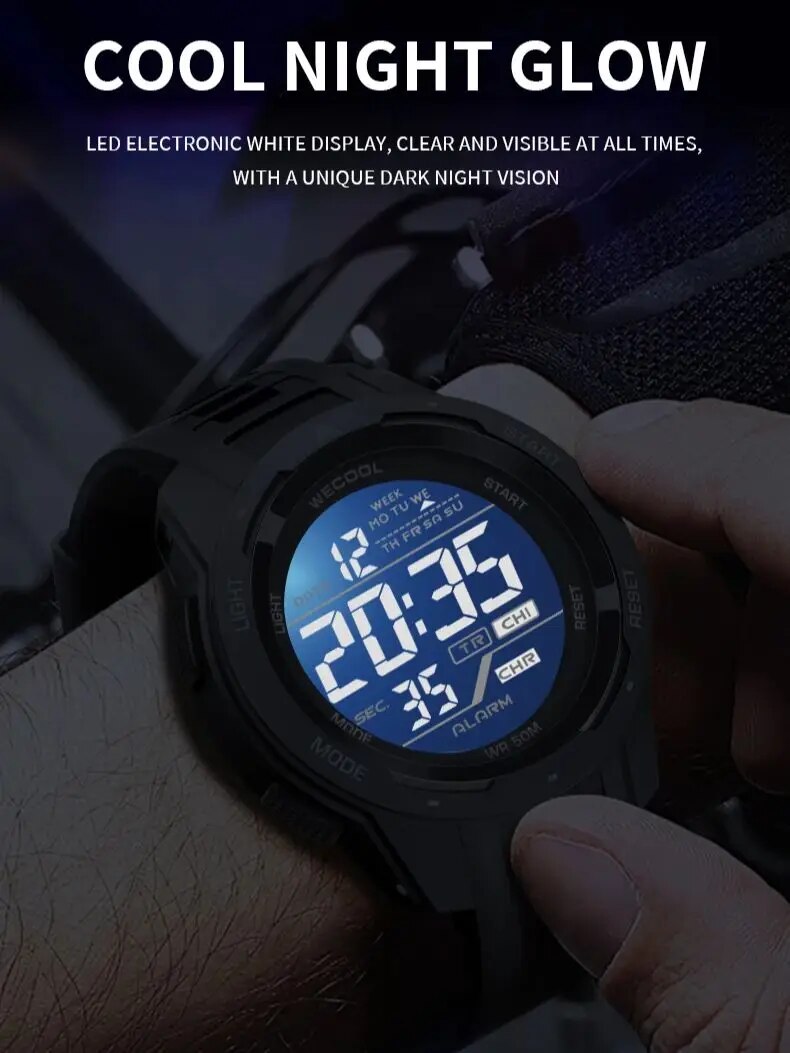 Tide Watch Surf - WECOOL Brand Sport Digital 50M Waterproof