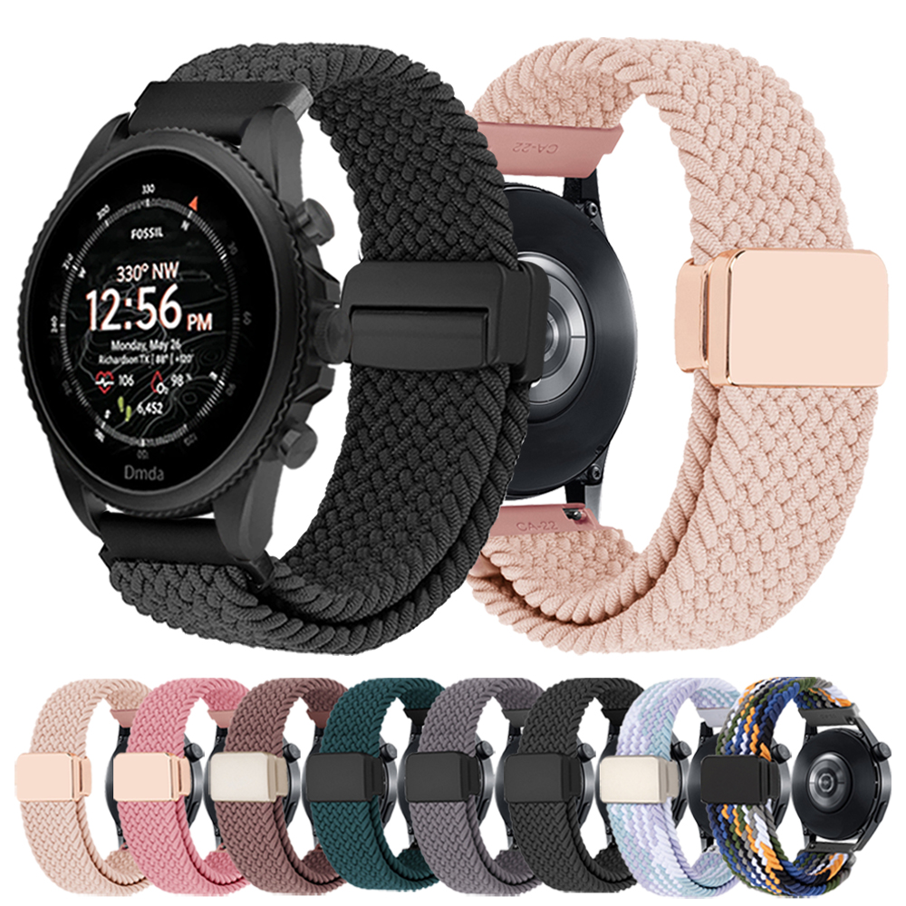 Fossil Watches Smartwatch Hybrid - 20mm 22mm Magnetic Buckle Strap For