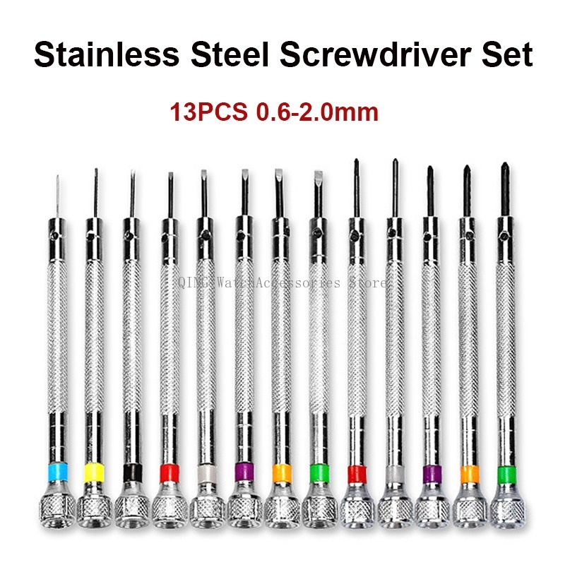 13Pcs 0.6mm-2.0mm Watch Repair - Watchmaker Screwdriver reseña y precio