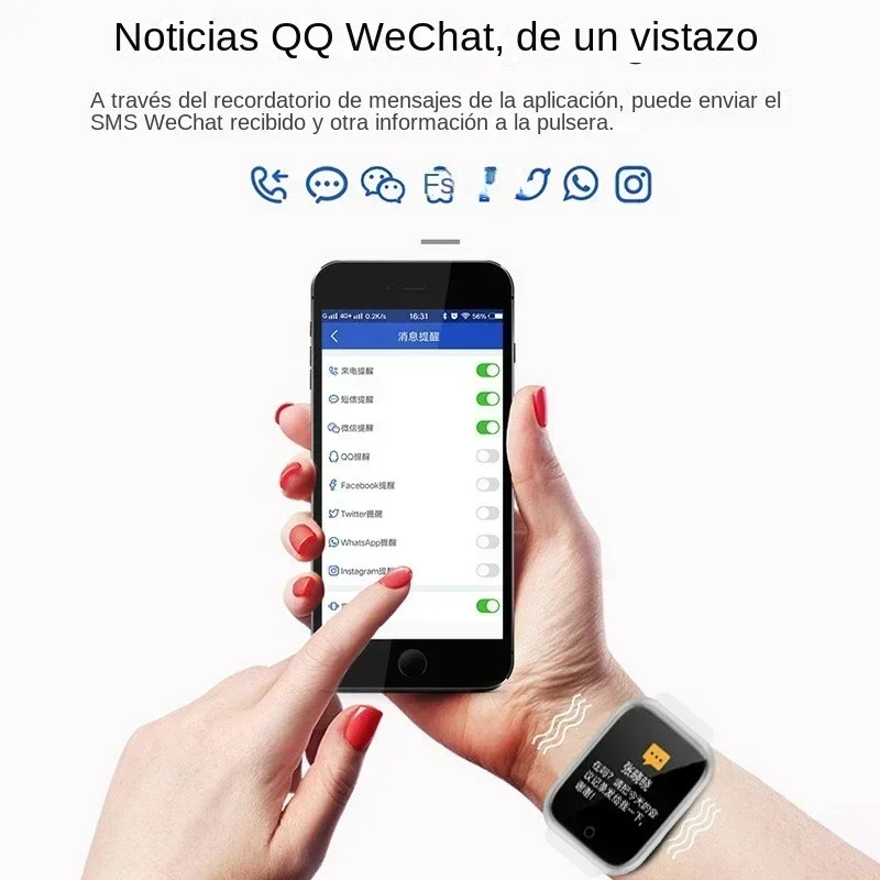 Y68 Smart Band w/ Color Screen - Watch Smart Y68 reseña y precio