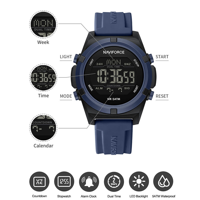 NAVIFORCE 2026 Watches For Men - Tide Watch Surf reseña y precio