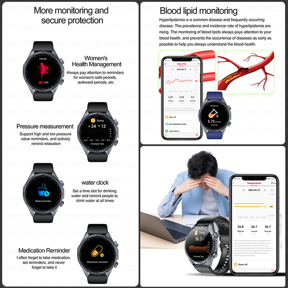 2026 New Accurate Body Health  - Smartwatch Online Watches For Men reseña y precio