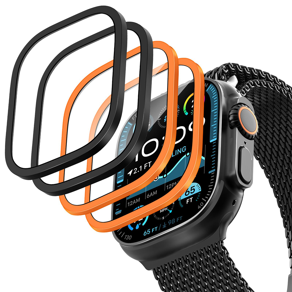 2PCS Titanium Metal Frame for  - Smartwatch Apple Watches For Men reseña y precio