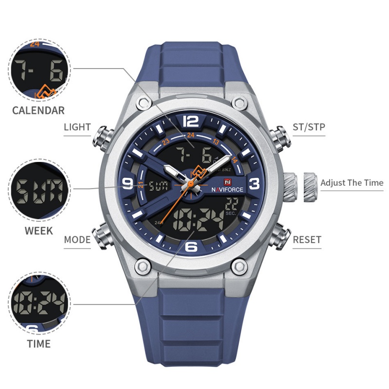 NAVIFORCE New Man's Watch Cale - Tide Watch Surf reseña y precio