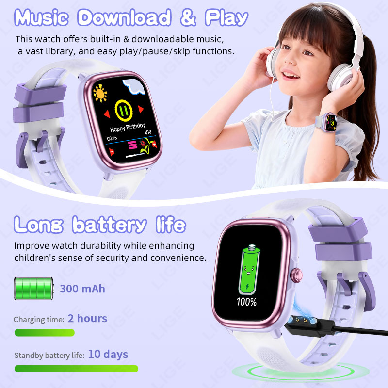 LIGE Children Girls Boys Prese - French Connection Watches Smartwatch App reseña y precio