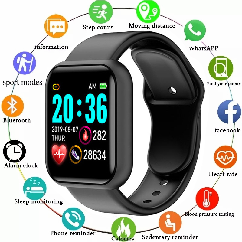 Y68 Smart Watch Men Women Hear - Watch Smart Y68 reseña y precio