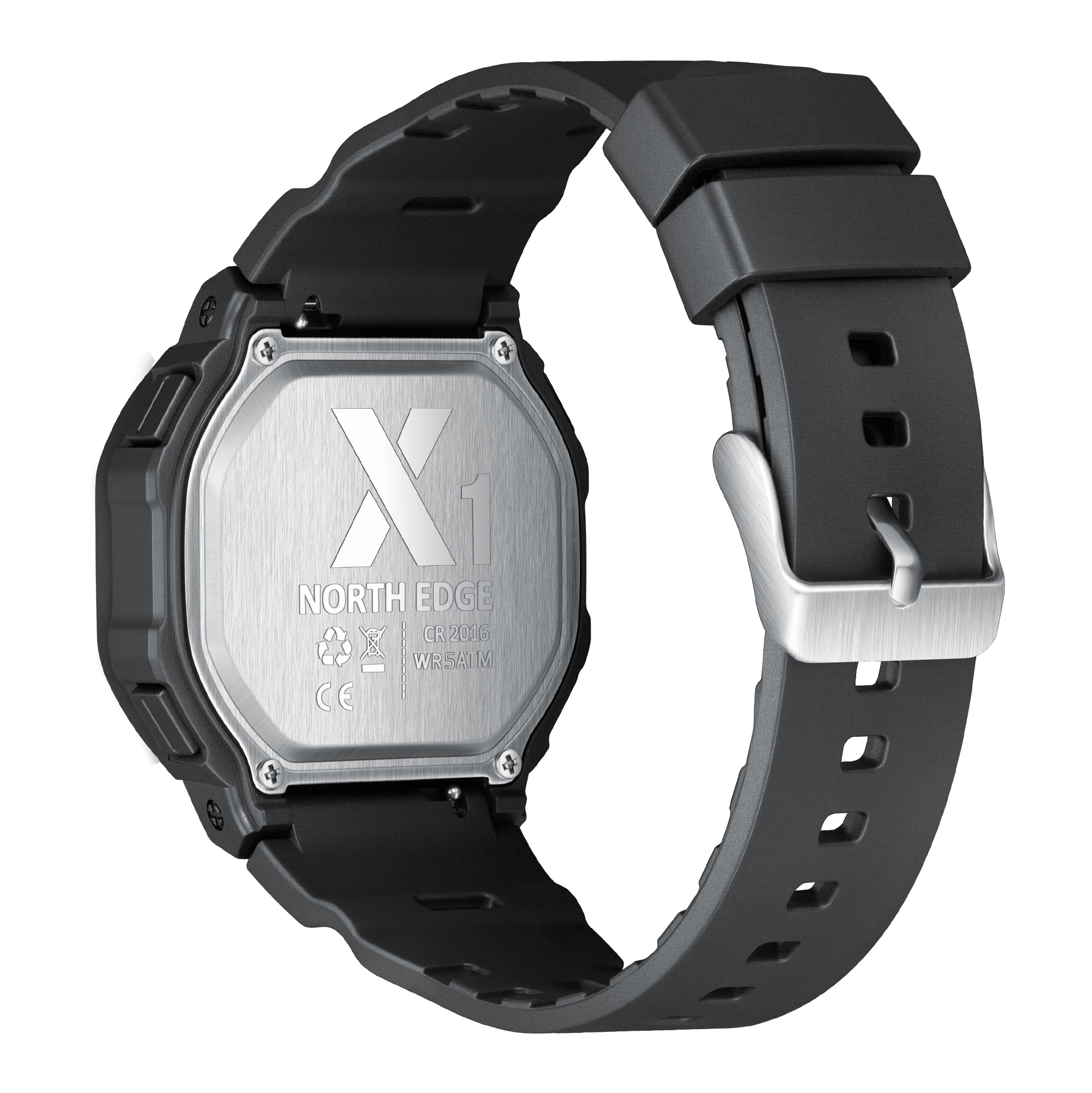 NORTH EDGE X1 Square Screen Di - Tide Watch Surf reseña y precio