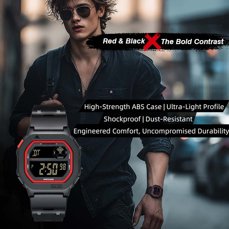 NORTH EDGE X1 Square Screen Di - Tide Watch Surf reseña y precio
