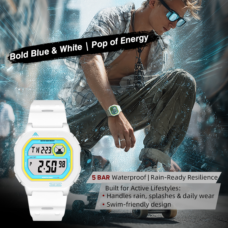 NORTH EDGE X1 Square Screen Di - Tide Watch Surf reseña y precio