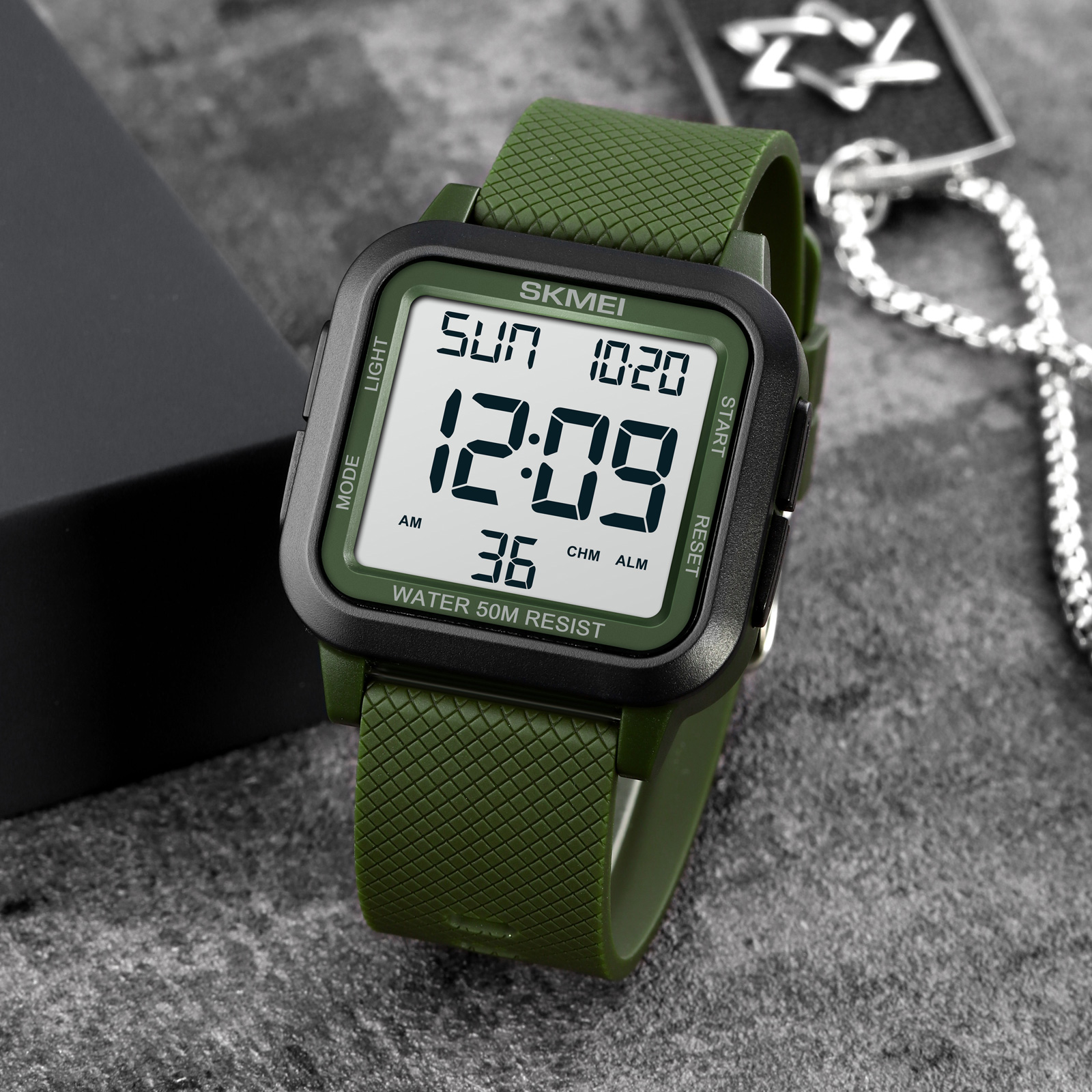 SKMEI Outdoor Sport Watch Men  - Tide Watch Surf reseña y precio