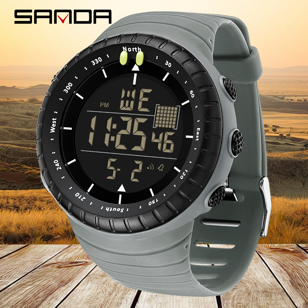 SANDA New 6256 Men's Electroni - Tide Watch Surf reseña y precio