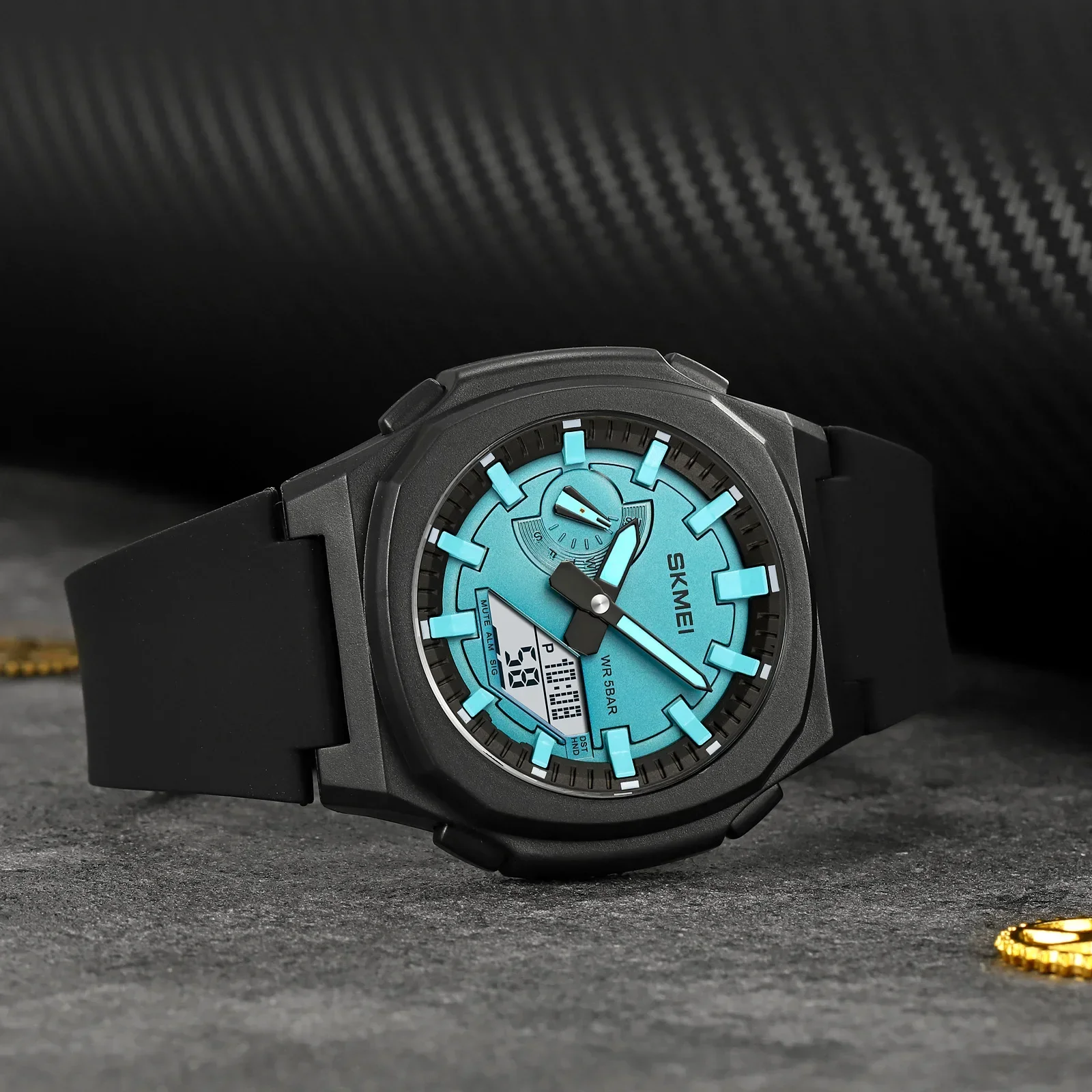 SKMEI Men Countdown Chrono Wri - Tide Watch Surf reseña y precio