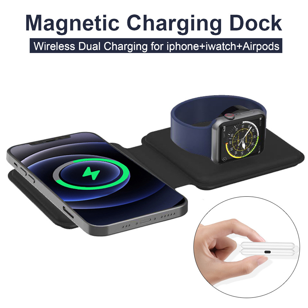 2IN1 Magnetic Wireless Charger - Xwatch Smartwatch reseña y precio