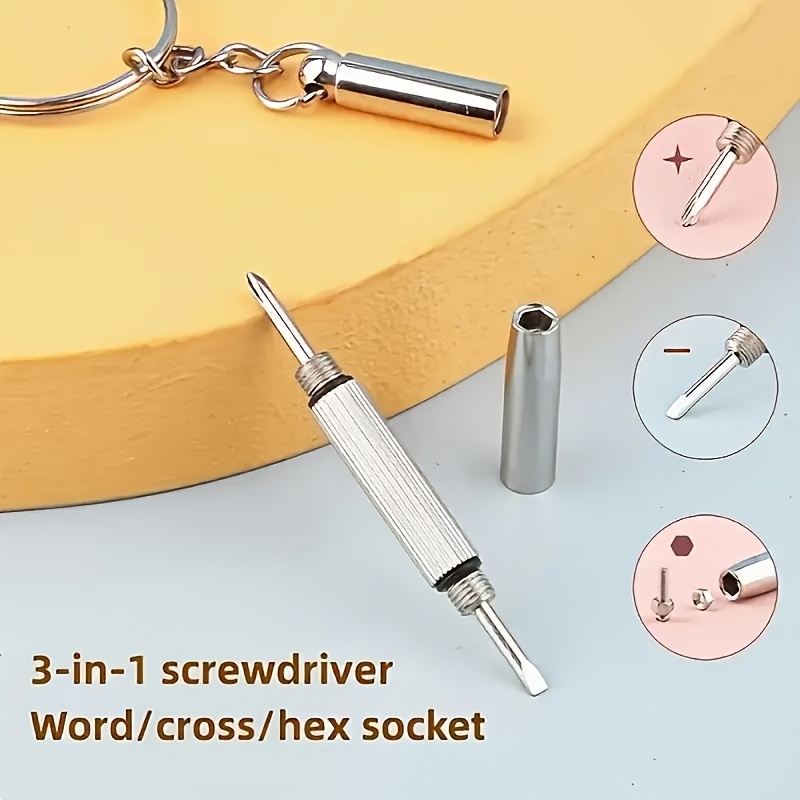 3-in-1 Mini Eyeglass Screwdriv - Watchmaker Screwdriver reseña y precio