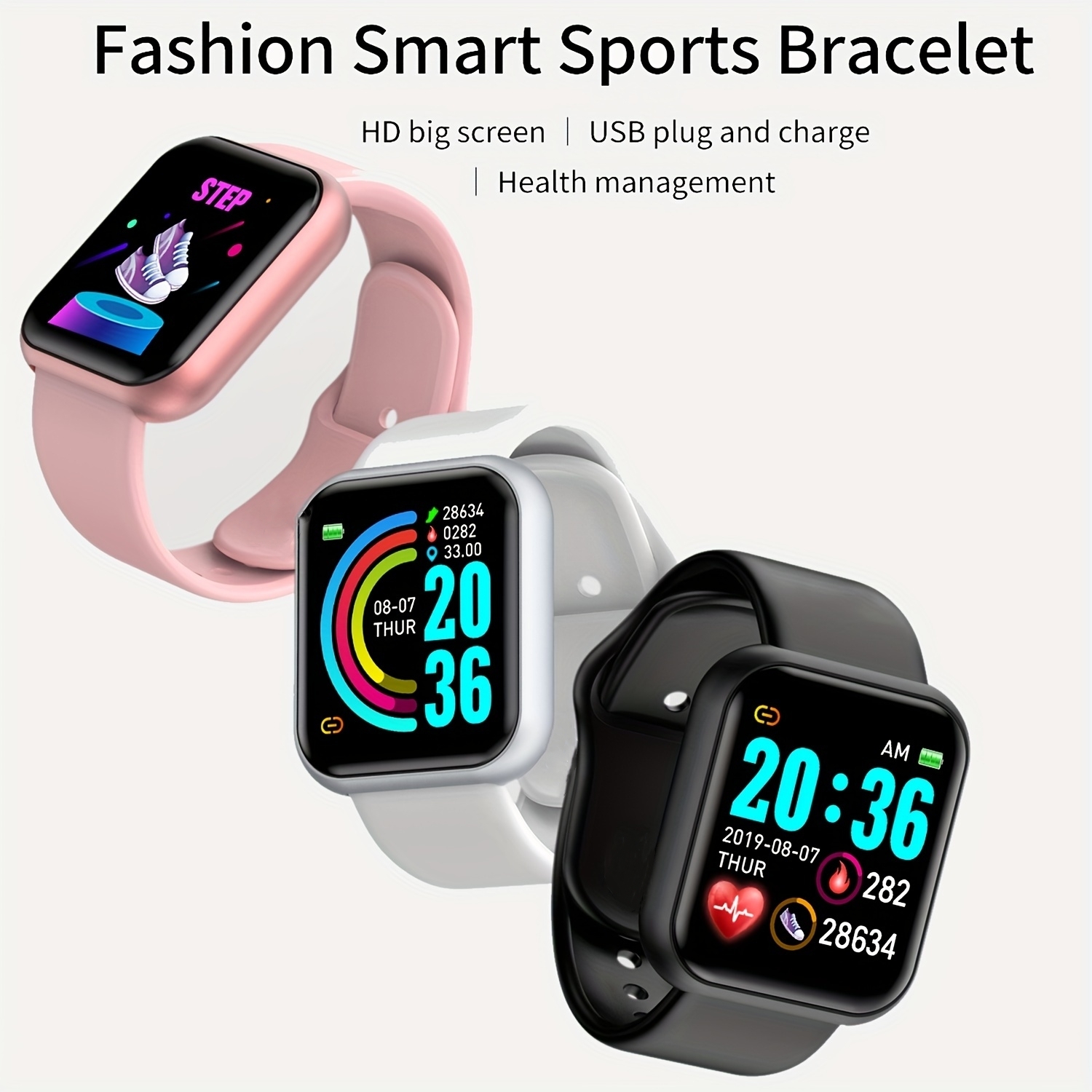 Smart Watch For Men Women Spor - Watch Smart Y68 reseña y precio