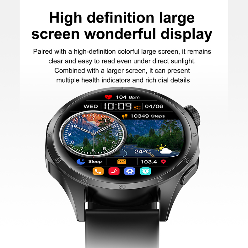 2026 New Smart Watch Men AMOLE - Smartwatch Online Watches For Men reseña y precio