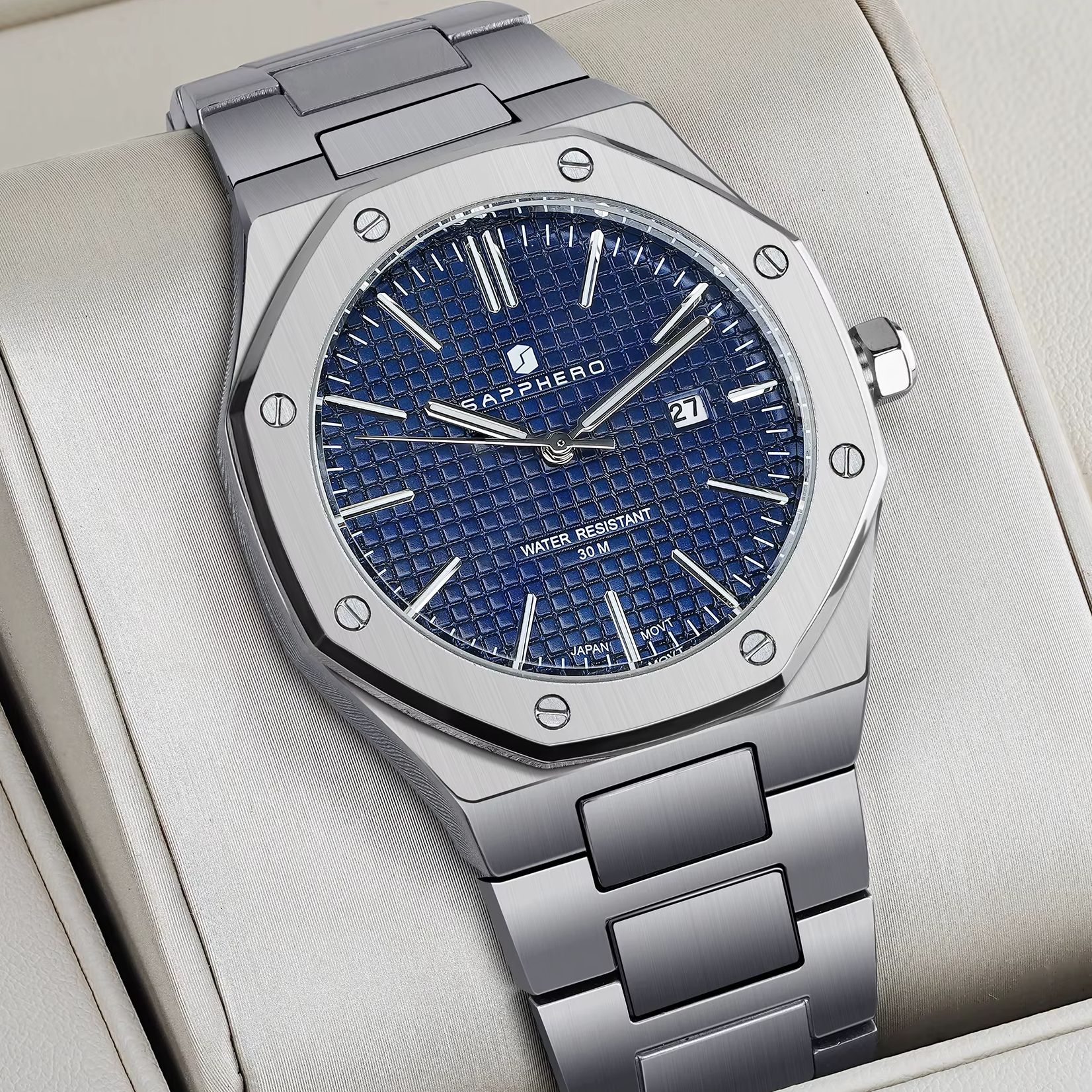 SAPPHERO Men's Quartz Watch An - Smartwatch Watches Birthday Gift For Men reseña y precio