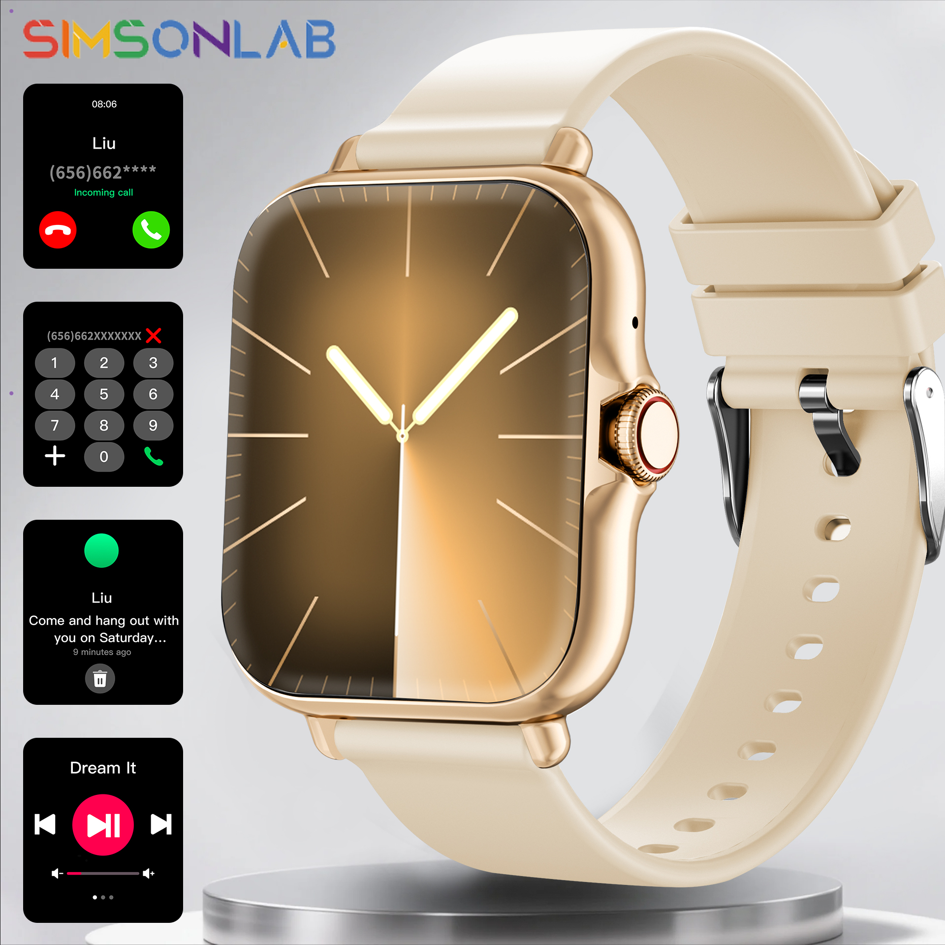Birthday Gift for Men Women Ne - Smartwatch Watches Birthday Gift For Men reseña y precio