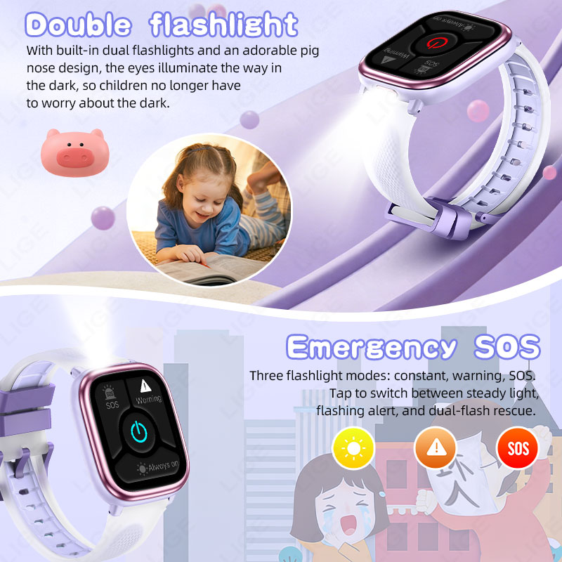 LIGE Kids Girls Boys Present S - French Connection Watches Smartwatch App reseña y precio