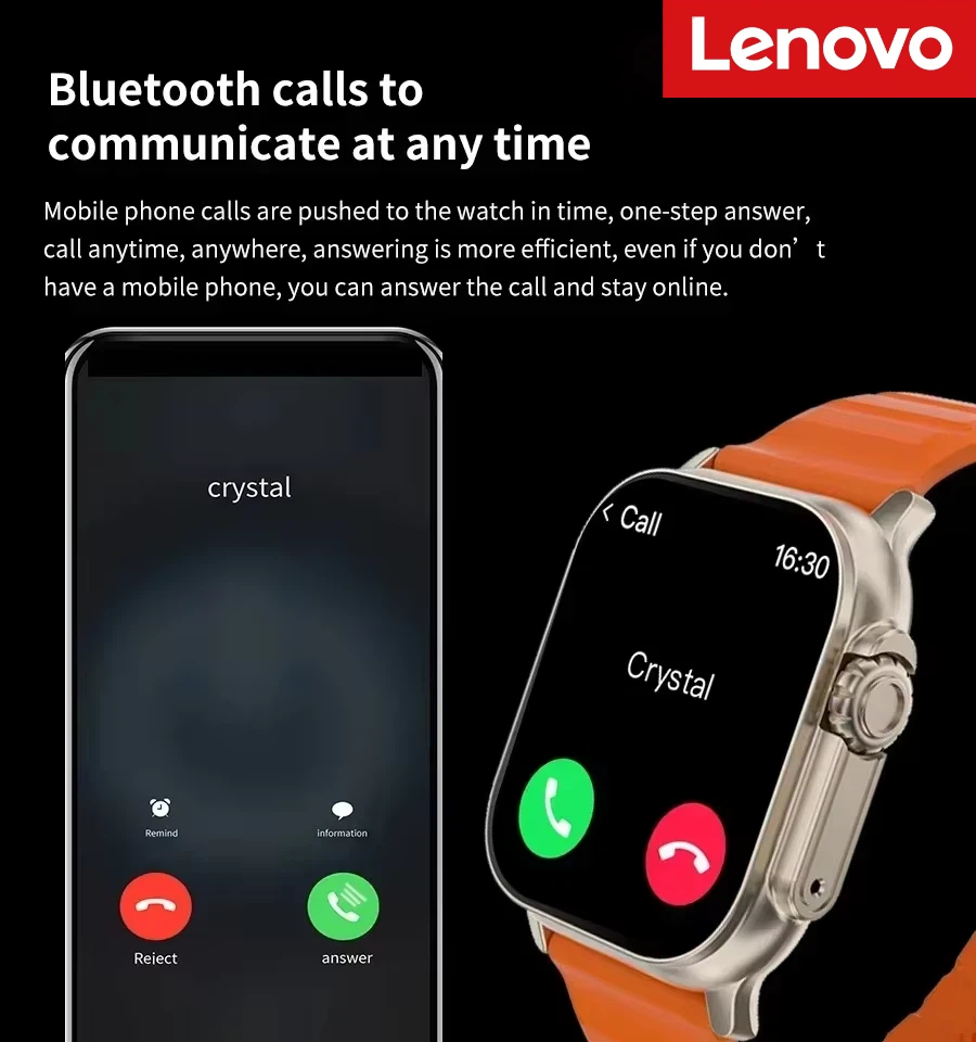 Lenovo C90 Ultra 2 Smart Watch - Smartwatch Apple Watches For Men reseña y precio