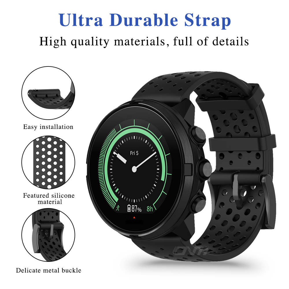Silicone Bracelet for Suunto 7 - Fossil Watches Smartwatch Hybrid reseña y precio