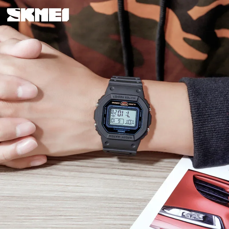 SKMEI 1628 Luxury Digital Men  - Tide Watch Surf reseña y precio