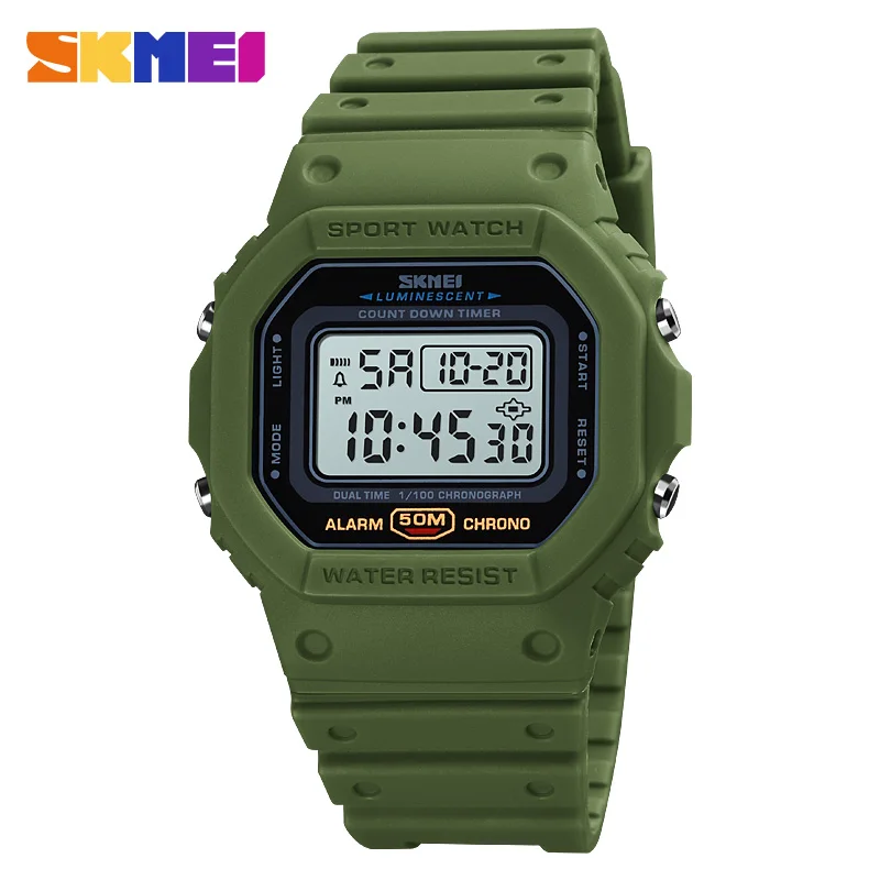 SKMEI 1628 Luxury Digital Men  - Tide Watch Surf reseña y precio