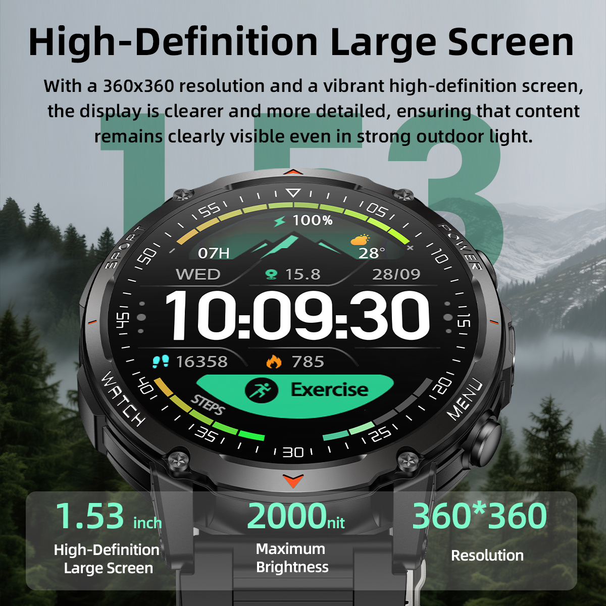 2026 New Military Smart Watch  - Smartwatch Trending Watches For Women reseña y precio