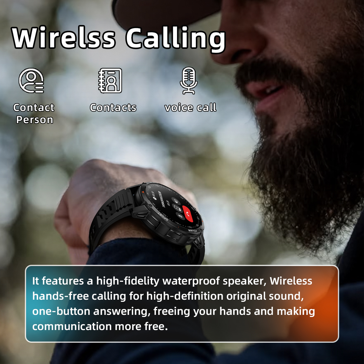 2026 New Military Smart Watch  - Smartwatch Trending Watches For Women reseña y precio