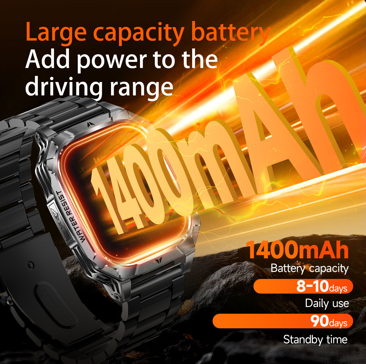 2026 New Exercise 1400mAh Batt - French Connection Watches Smartwatch App reseña y precio