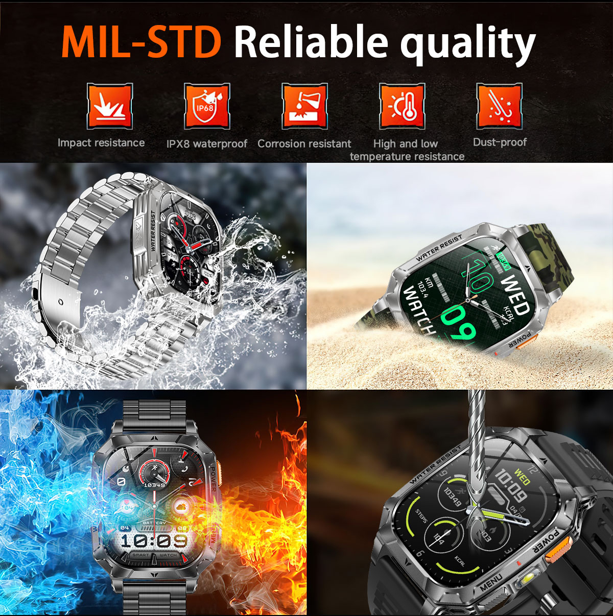 2026 New Exercise 1400mAh Batt - French Connection Watches Smartwatch App reseña y precio
