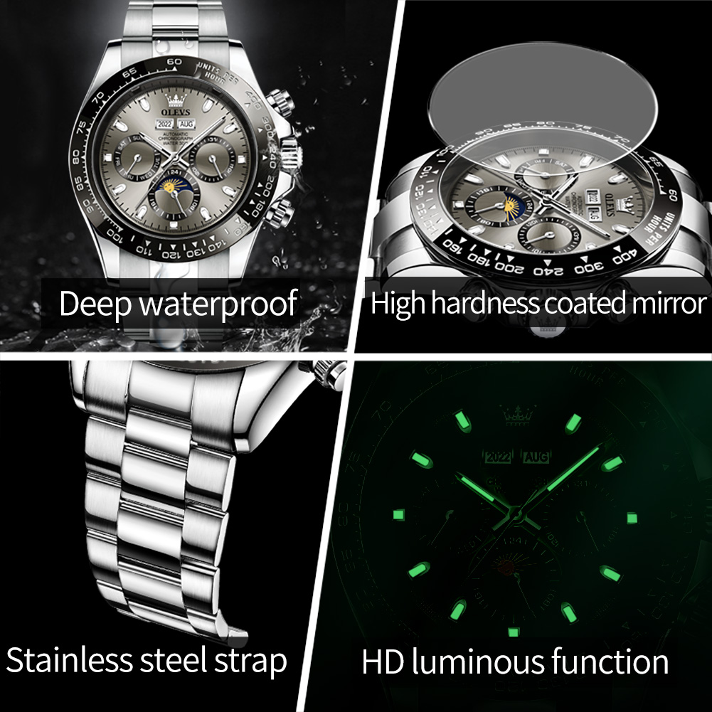 OLEVS 6654 Luxury Mens Watch C - Watches Omega reseña y precio