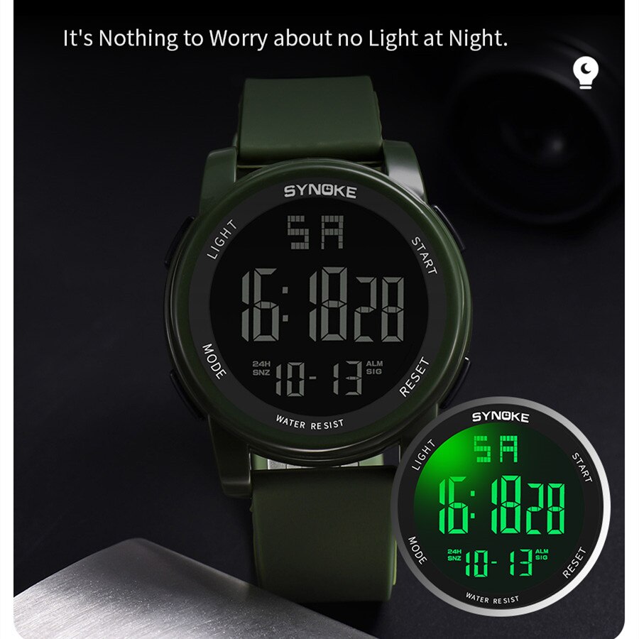 SYNOKE Men Outdoor Sports Mult - Tide Watch Surf reseña y precio