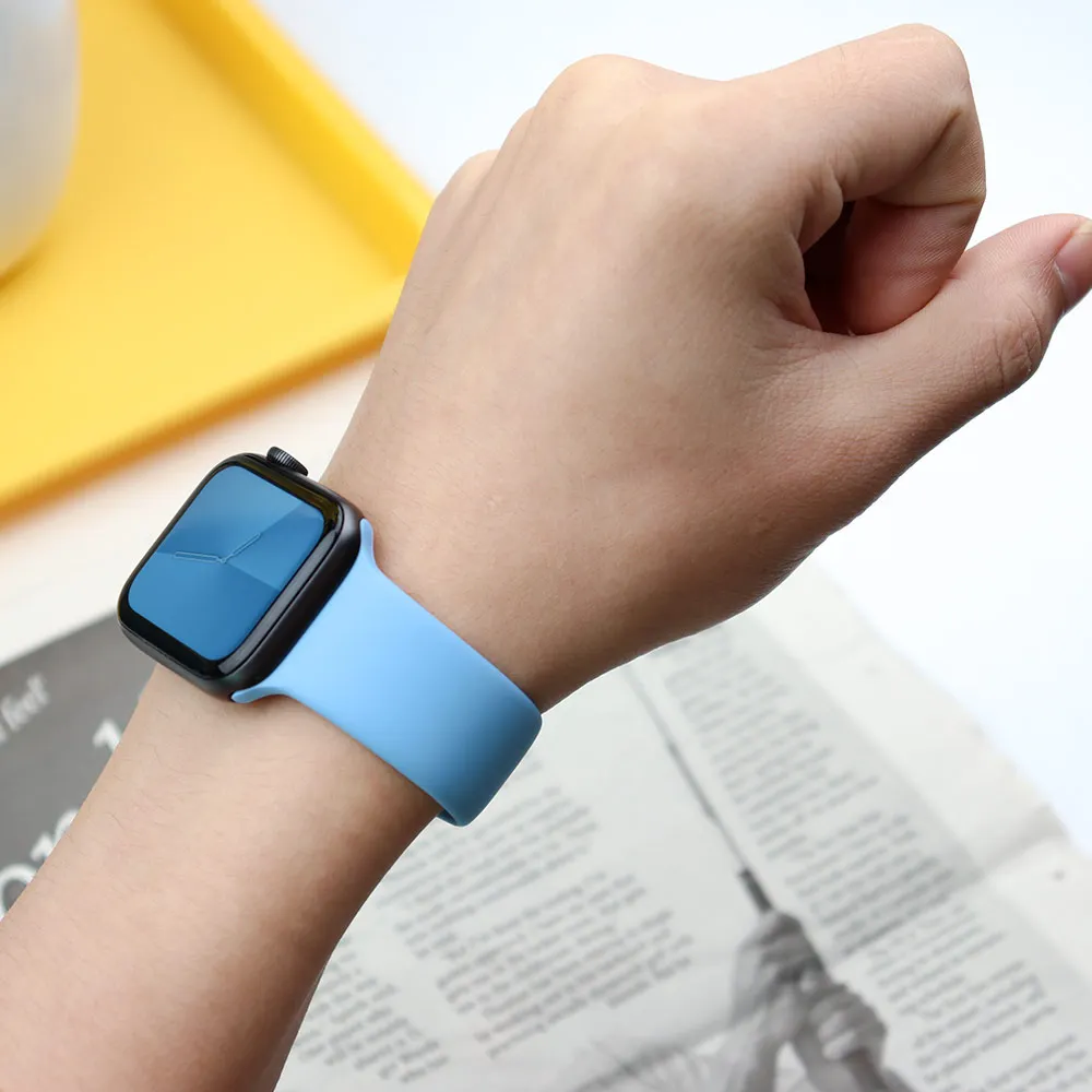 Silicone Band For Apple Watch  - Smartwatch Apple Watches For Men reseña y precio