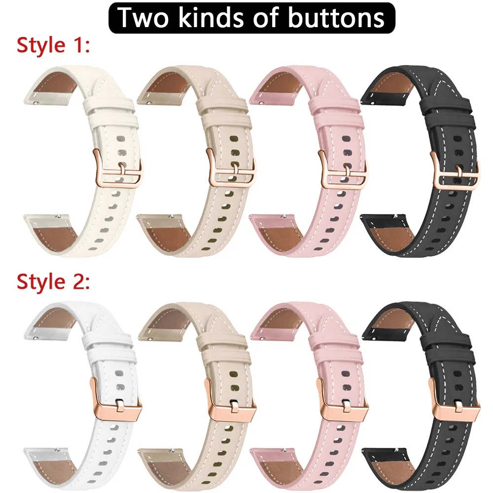 Women Girl Leather Band 20mm F - Smartwatch Trending Watches For Women reseña y precio