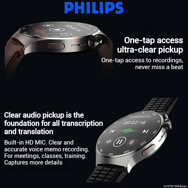 New Philips VTR5206 Smart watc - Smartwatch Watches Birthday Gift For Men reseña y precio