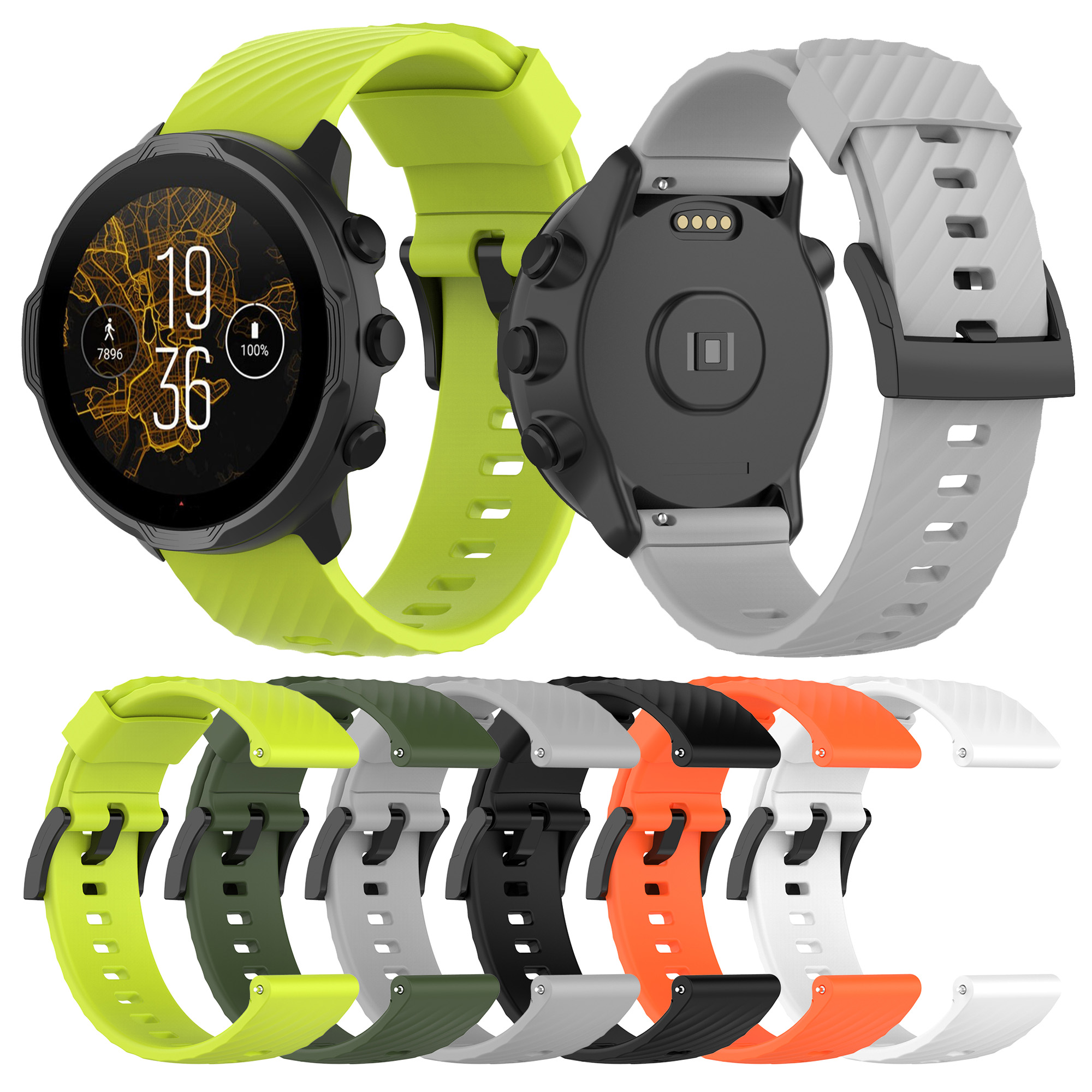 Soft Silicone Strap for Suunto - Fossil Watches Smartwatch Hybrid reseña y precio