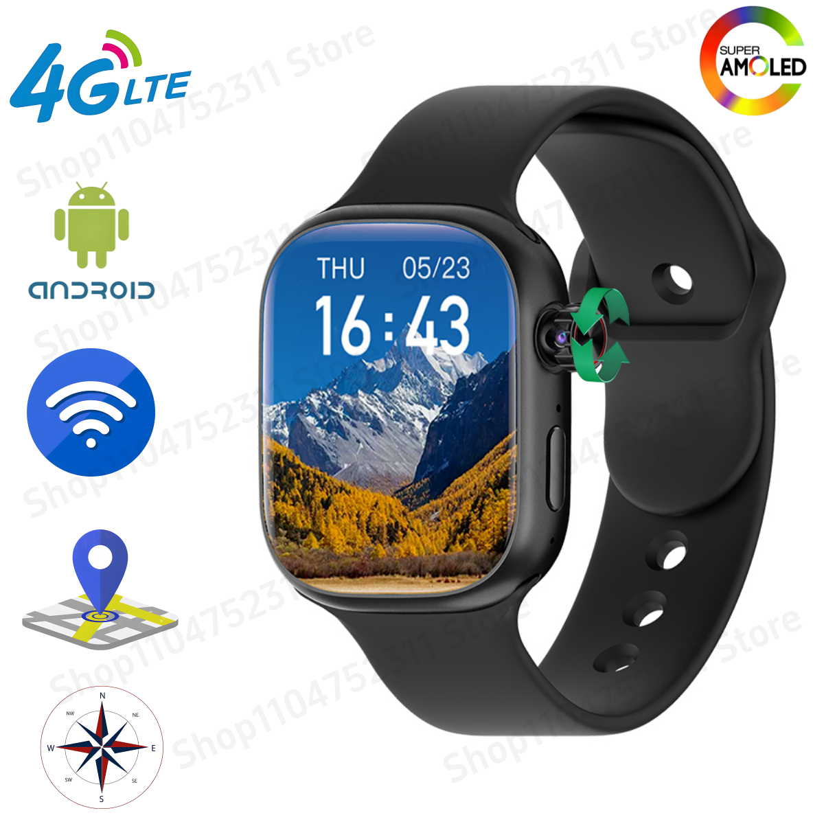 S10 MAX Smartwatch 2.29inch An - French Connection Watches Smartwatch App reseña y precio