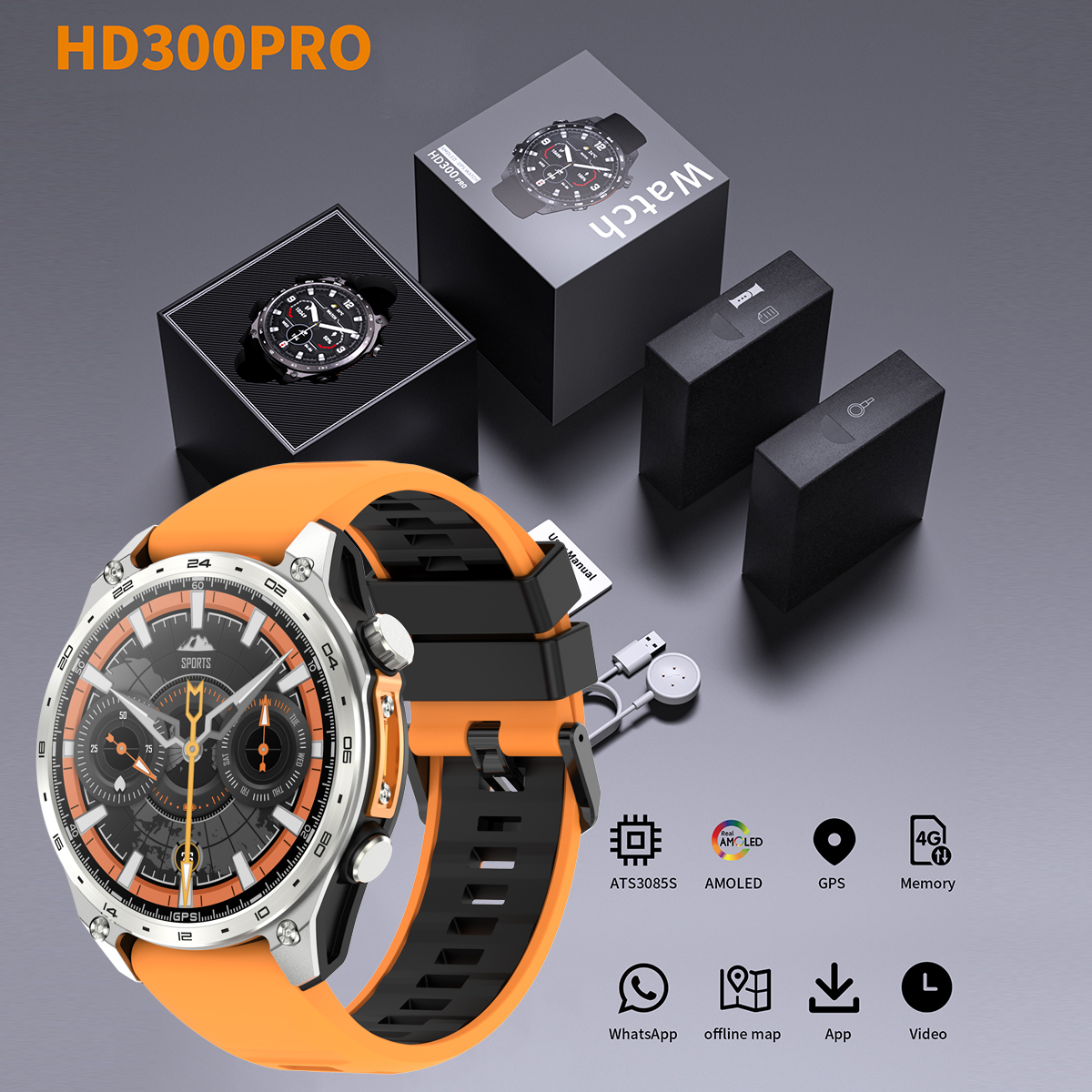 Men Sports GPS Outdoor Smart W - French Connection Watches Smartwatch App reseña y precio