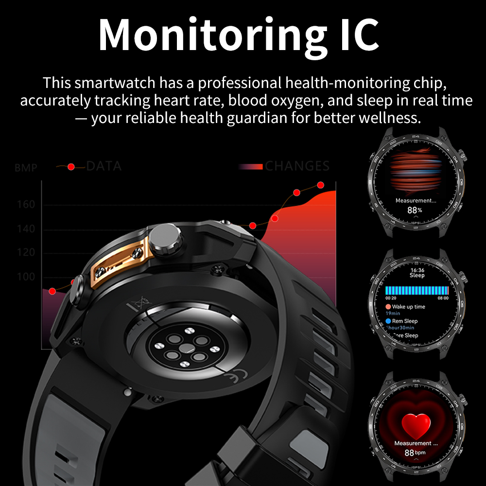 Men Sports GPS Outdoor Smart W - French Connection Watches Smartwatch App reseña y precio