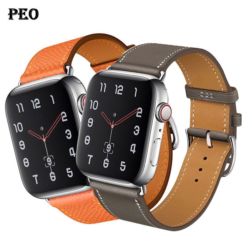 Leather Watch band for Apple W - Smartwatch Apple Watches For Men reseña y precio