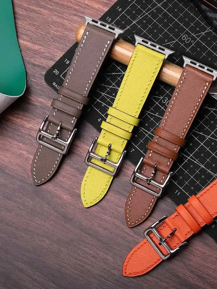 Leather Watch band for Apple W - Smartwatch Apple Watches For Men reseña y precio