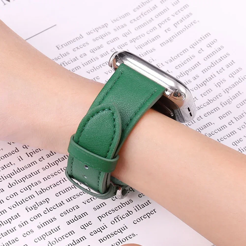 Leather Watch band for Apple W - Smartwatch Apple Watches For Men reseña y precio
