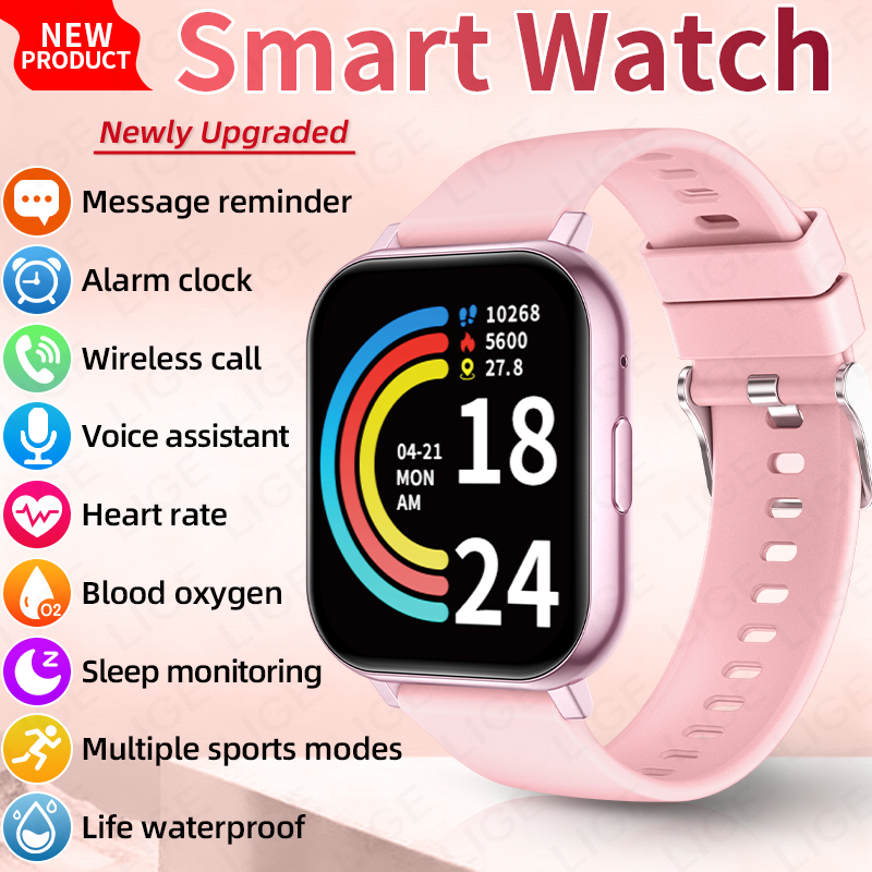 LIGE Smartwatch Men Women Wris - Smartwatch Watches Birthday Gift For Men reseña y precio