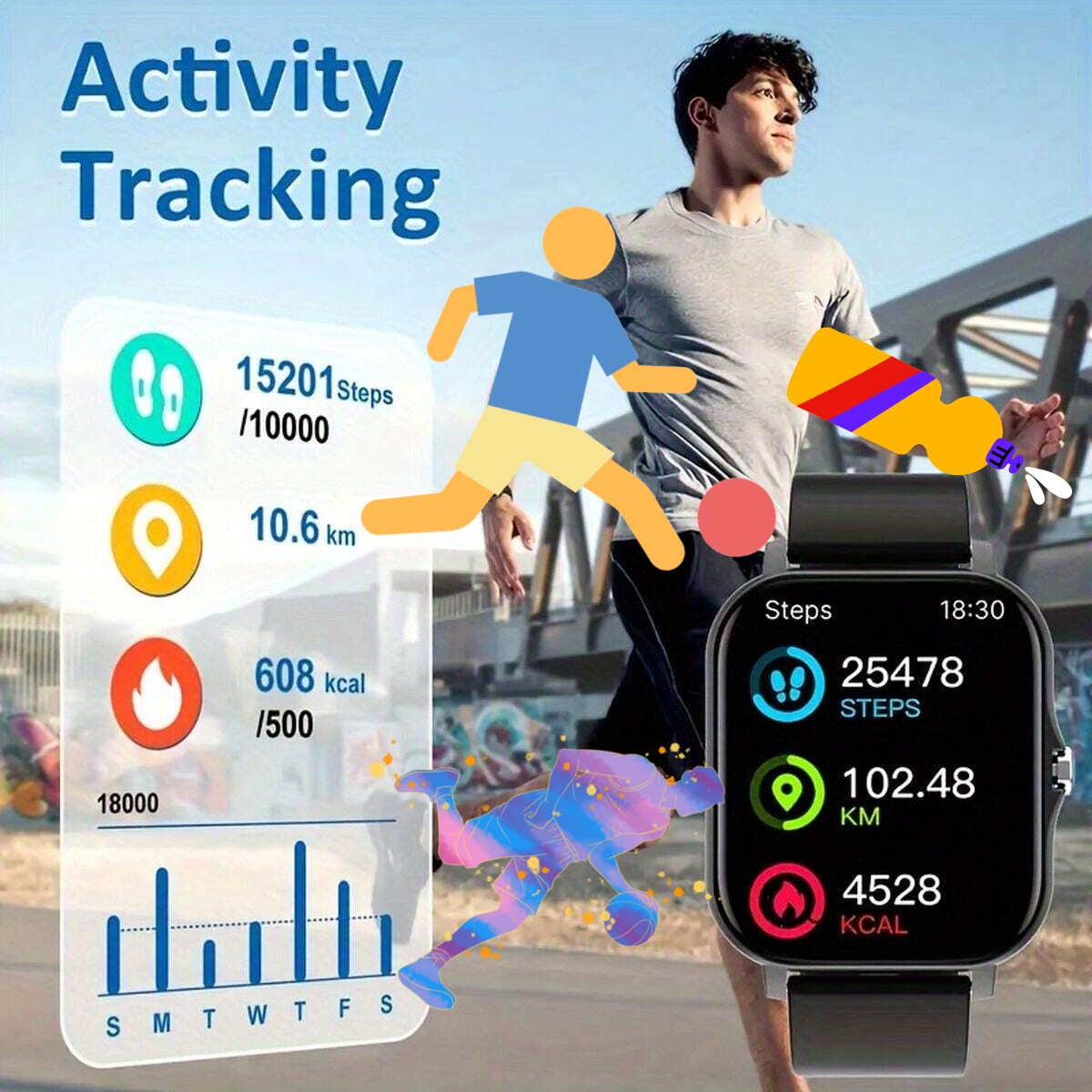 Smartwatch 2026 Man Smart Watc - Watch Smart Y68 reseña y precio