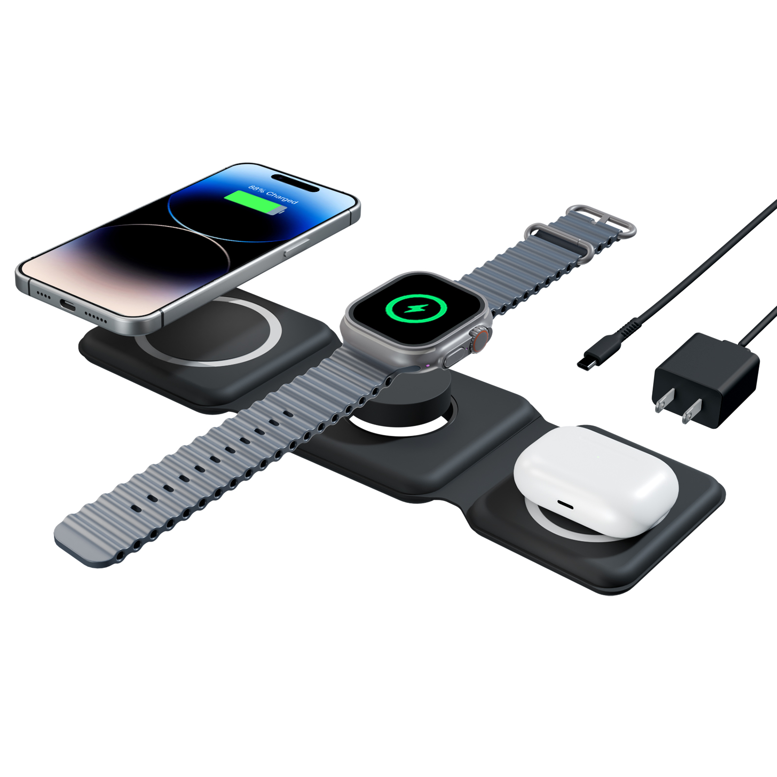 15W Magnetic Wireless Chargers - Xwatch Smartwatch reseña y precio