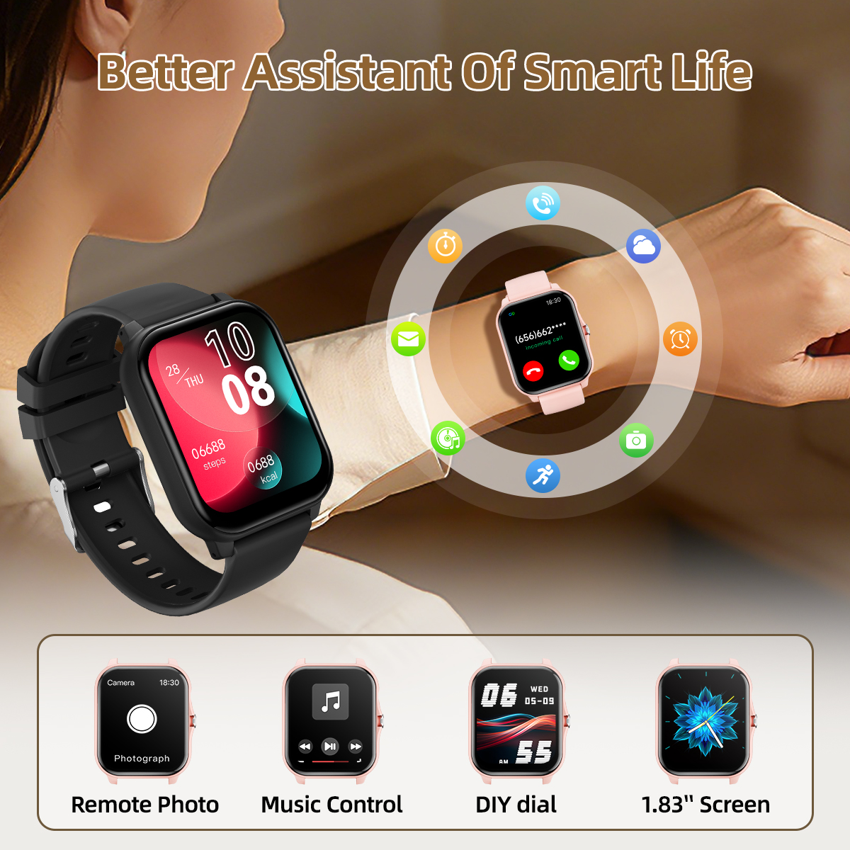 New Smart Watch Message Remind - Smartwatch Watches Birthday Gift For Men reseña y precio