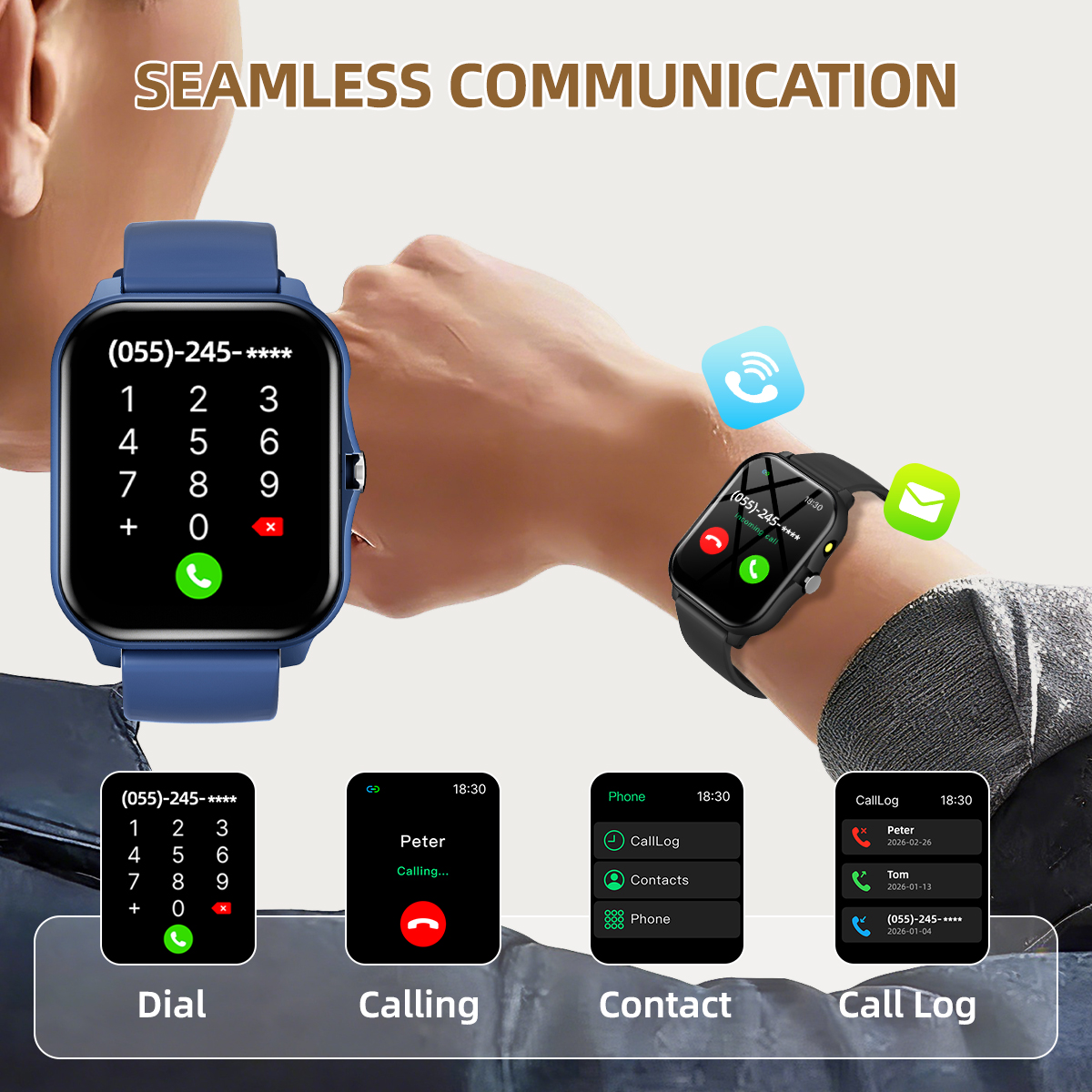 New Smart Watch Message Remind - Smartwatch Watches Birthday Gift For Men reseña y precio